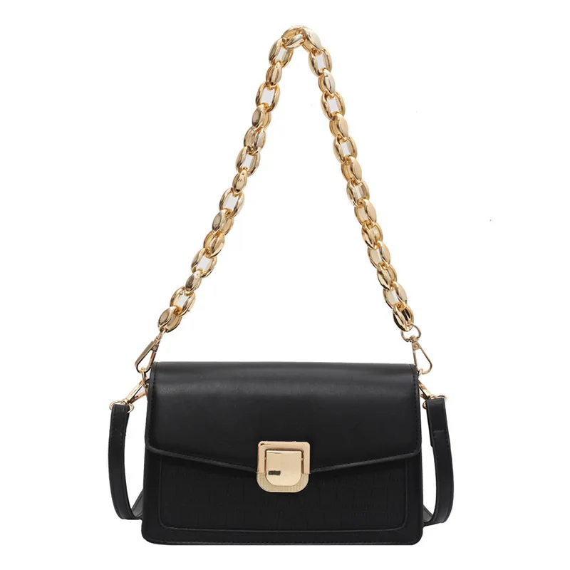 

New Scrub Leather Crossbody Bags for Women 2021 Small Simple Shoulder Bag Lady Chain Handbags and Purses Travel Hand Bag