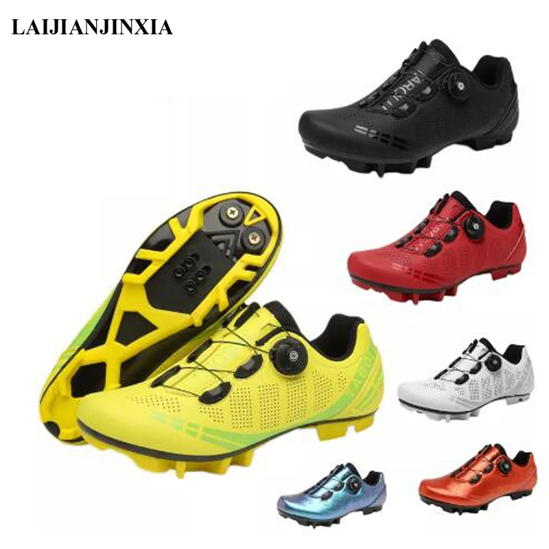 

Winter MTB Cycling Shoes for Men Sapatilha Ciclismo Self-Locking Road Bicycle Sneakers Women Flat Cleat Mountain Bicycle Shoes