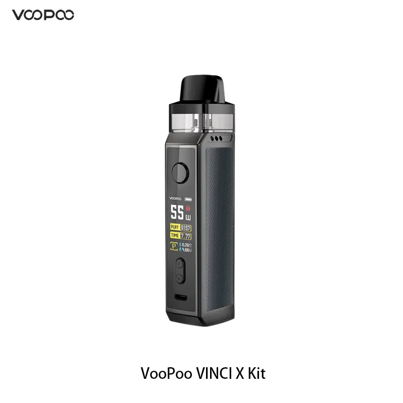 Voopoo Vinci X Pod Kit новый набор для вейпа с баком 5 мл катушек 70 Вт батарейка 18650 Vs Mod Drag