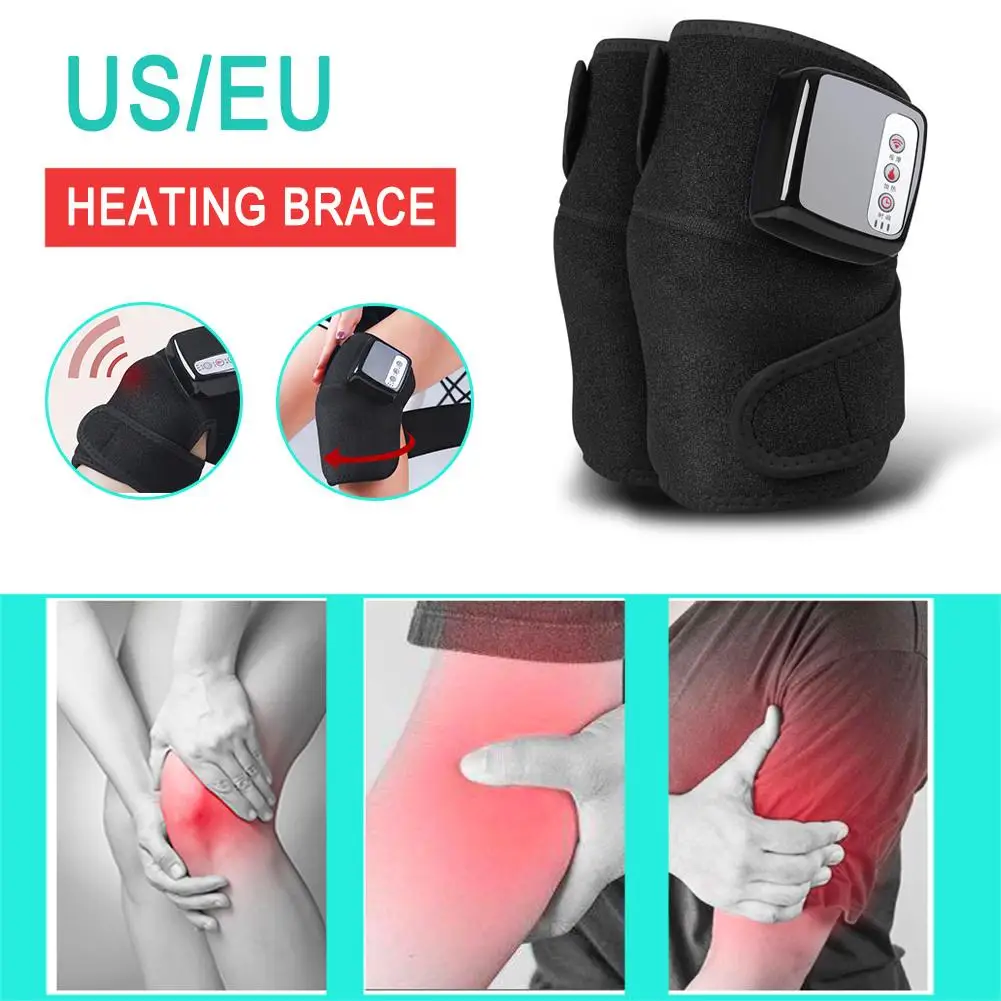 spesifikasi Pemanasan Lutut Pad Penopang Dipanaskan Getaran Penyangga Lutut Bantalan Bungkus Pijat Hangat Musim Dingin Olahraga Pain Relief Dipanaskan Pengunjung Pelindung