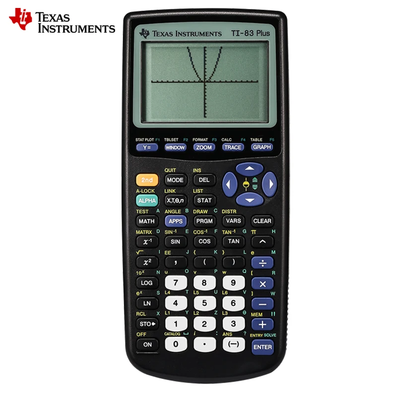 Техасские Инструменты Ti-83 плюс графический калькулятор распродажа Акция 10 светодиодный ручной калькулятор Calculatrice