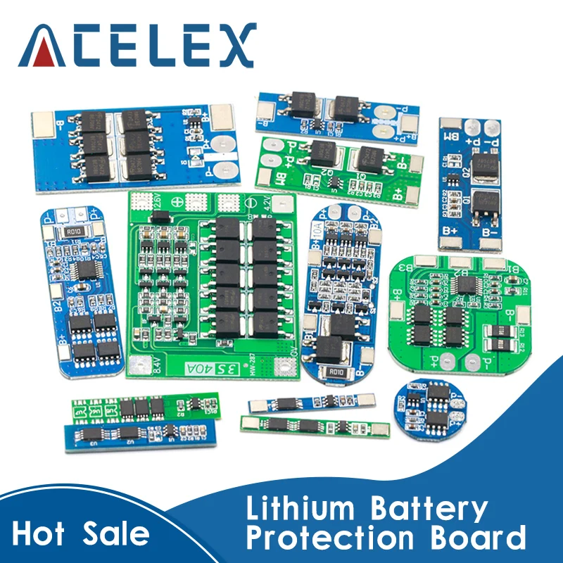 1S 2 3S 4S 3A 20A 30A литий ионный Батарея 18650 Зарядное устройство PCB плата защиты BMS для