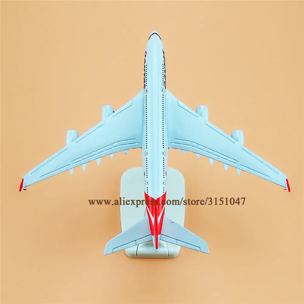 16 см Air QANTAS дух Австралии аэробус 380 A380 авиакомпании модель самолета