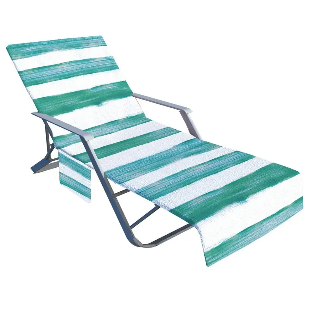 

Beach Lounge Chair Cover Towel Summer Cool Bed Garden Beach Towel Sunbathing Lazy Lounge Chair Mat 2021 Sun Lounger Companion