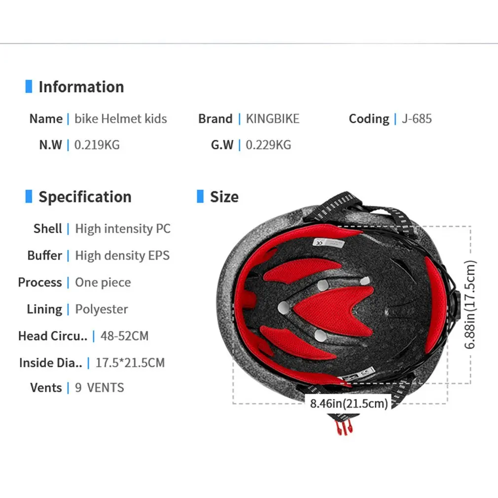 Детские велосипедные шлемы с высокой плотностью из поликарбоната милые