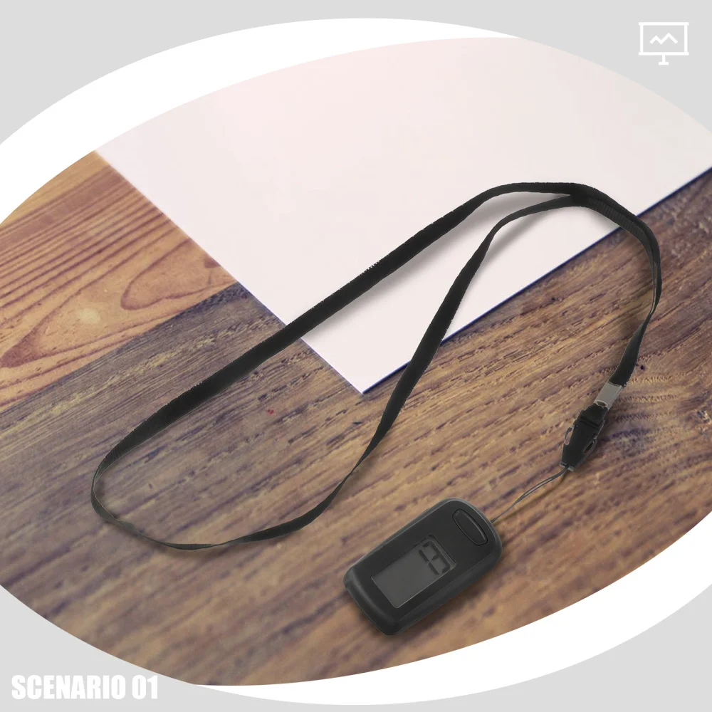 

1pc Singel Functional Pedometer Portable Running Pedometer Fitness Sports Supply