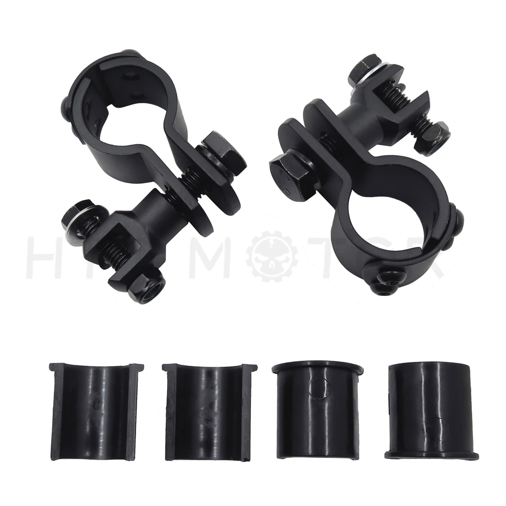 

Aftermarket free shipping motorcycle parts 1" 1 1/4" Engine Guard Crash Bar Mount Footpeg Clamps for Kawasaki VULCAN VN400 BALCK