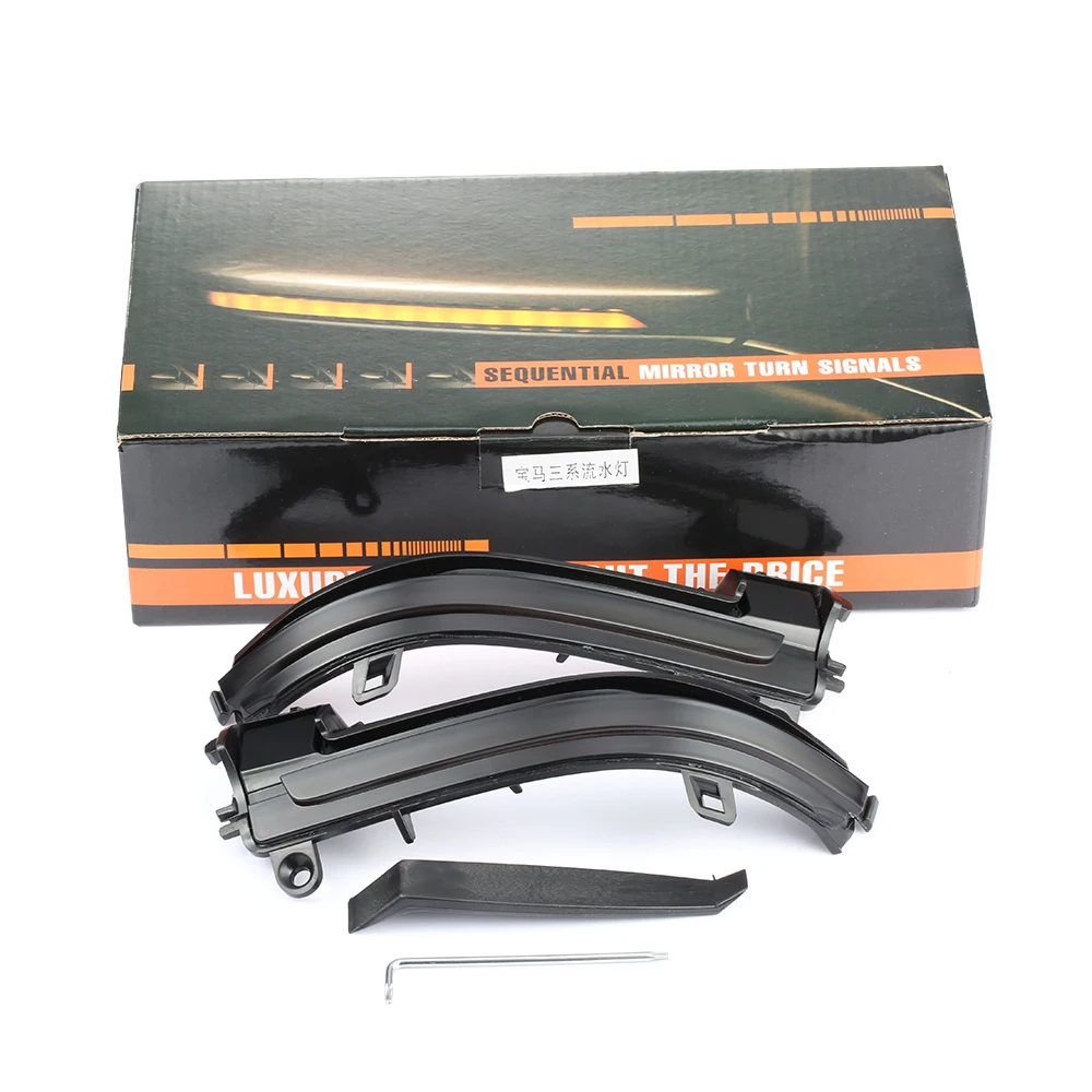 

Dynamic Turn Signal Light For BMW F20 F21 F22 F30 E84 Ages 1 2 3 4 X1 Series LED Wing Rearview Mirror Indicator Blinker Repeater