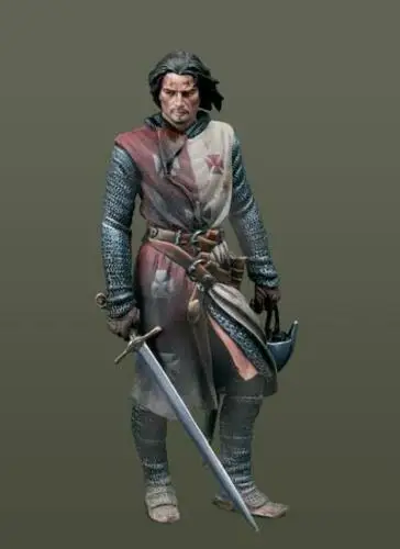 

1/32 54mm ancient officer Warrior Resin figure Model kits Miniature gk Unassembly Unpainted