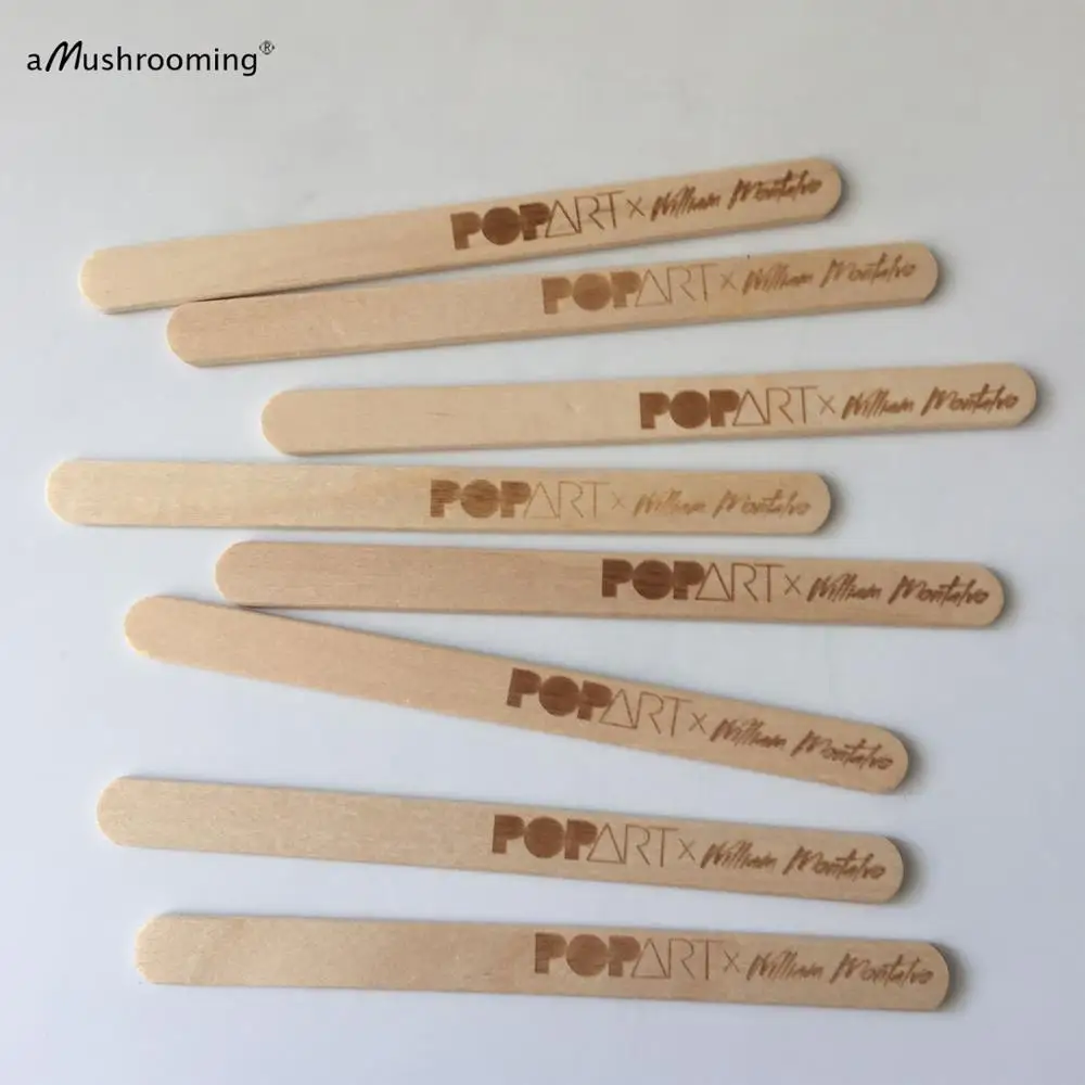 Индивидуальные деревянные палочки для мороженого 1000 шт. рукоделия искусства