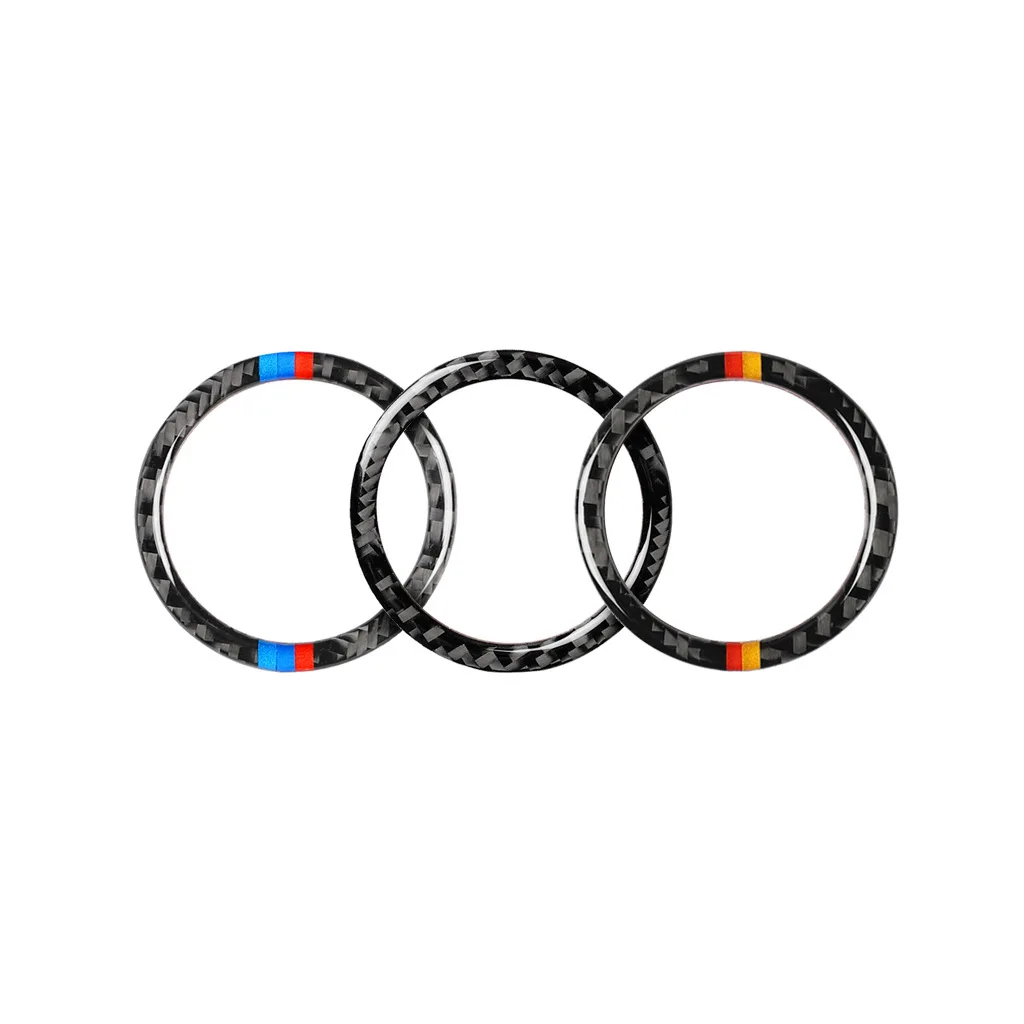 Online 10 Pezzi Adatto Per BMW Fibra Di Carbonio E60 Vecchia Serie 5 Anello Di Accensione Buco Della Serratura Decorazione Interna Accessori Di Modifica Automatica