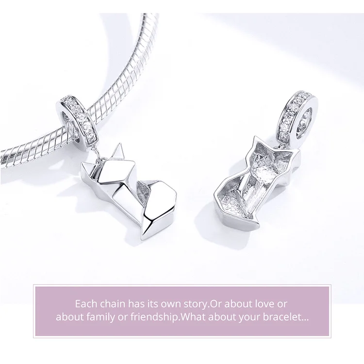 Fit Pandora браслет серебро 925 CZ лук собака медведь лапа лиса Летающий Динозавр талисманы S925 белка и орех бык бусины DIY ювелирные изделия