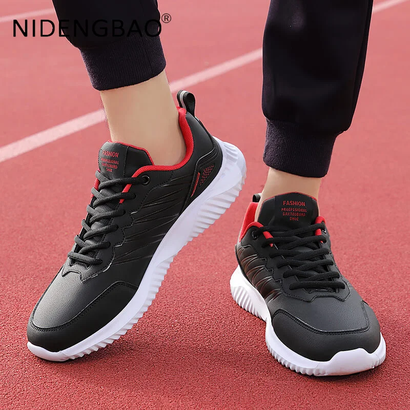 Spring Autumn Men Sneakers Fashion Waterproof Outdoor Walking Jogging Running Sports Shoes Gym Trainers Male Flat Casual Shoes