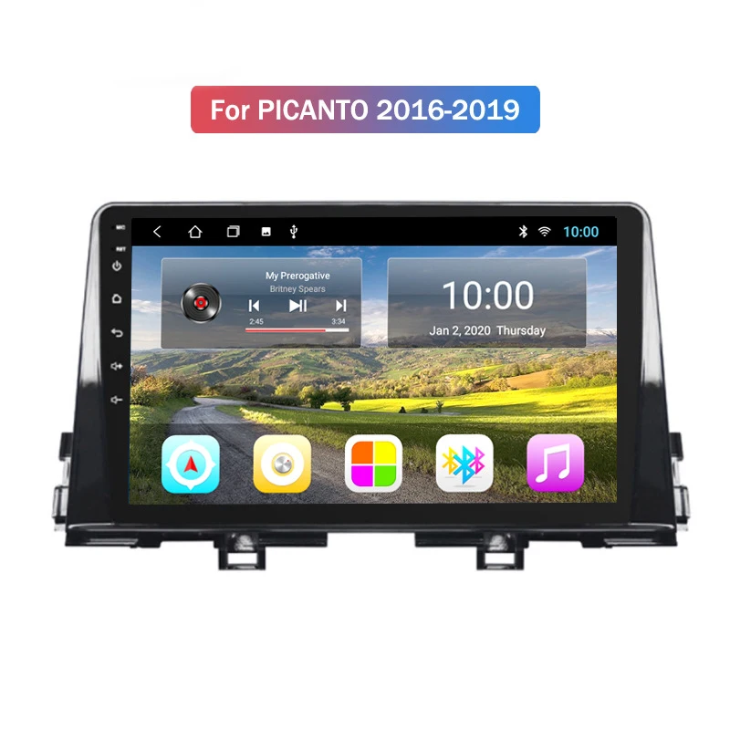 Популярный товар для Kia Picanto 2016 2019 Автомобильный GPS Android большой экран реверсивное