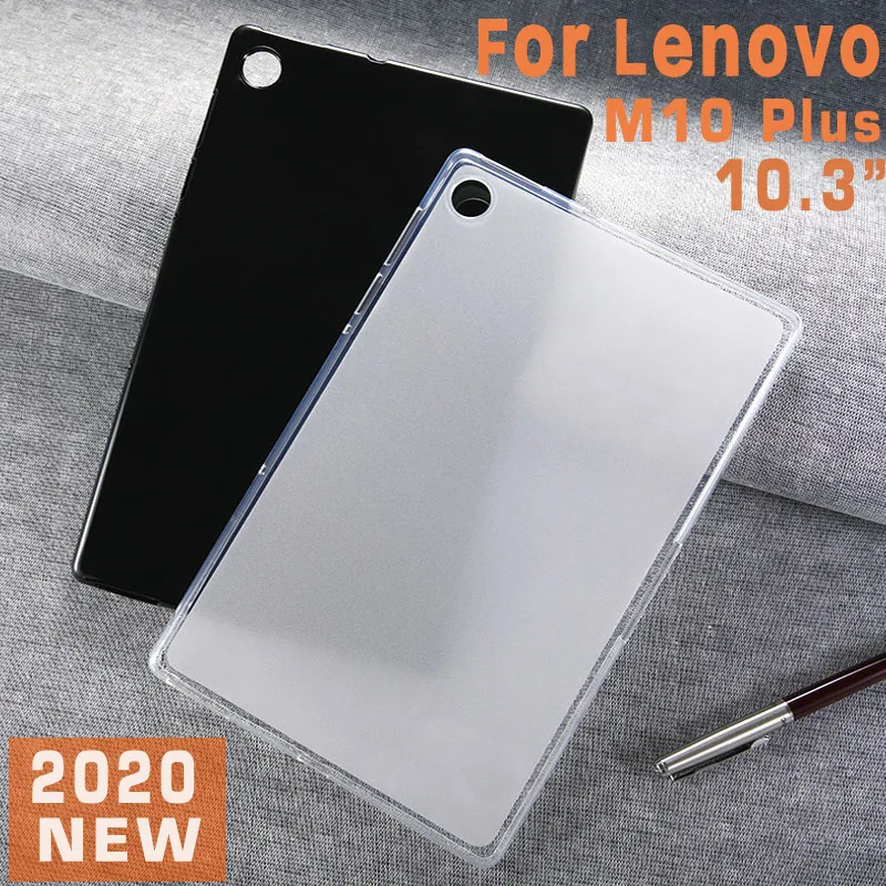 Чехол для планшета 2020 дюйма Lenovo Tab M10 Plus X606F 10 3 мягкая задняя крышка из ТПУ чехол m10