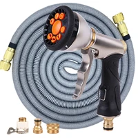 high quality garden magic watering hose magic latex telescopic pistol high pressure watering hose outdoor water gun garden hose