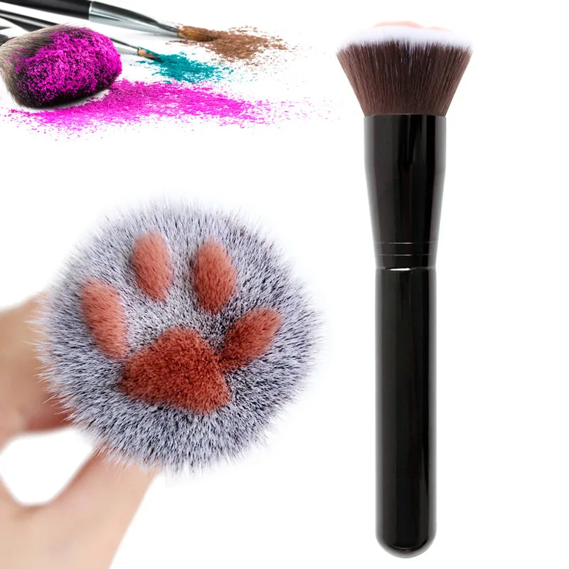 Новая Кисть для макияжа Милая кошачья коготь многофункциональная тени век