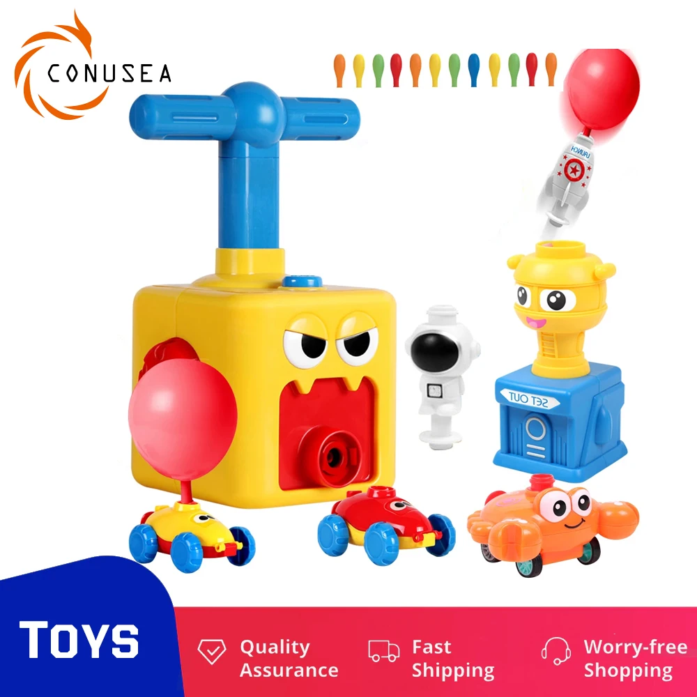 

Hot Air Inertial Power Balloon Cars Toy for Children Balloon Car Toys Puzzle Fun Education Kids Birthday Party Birthday Gift