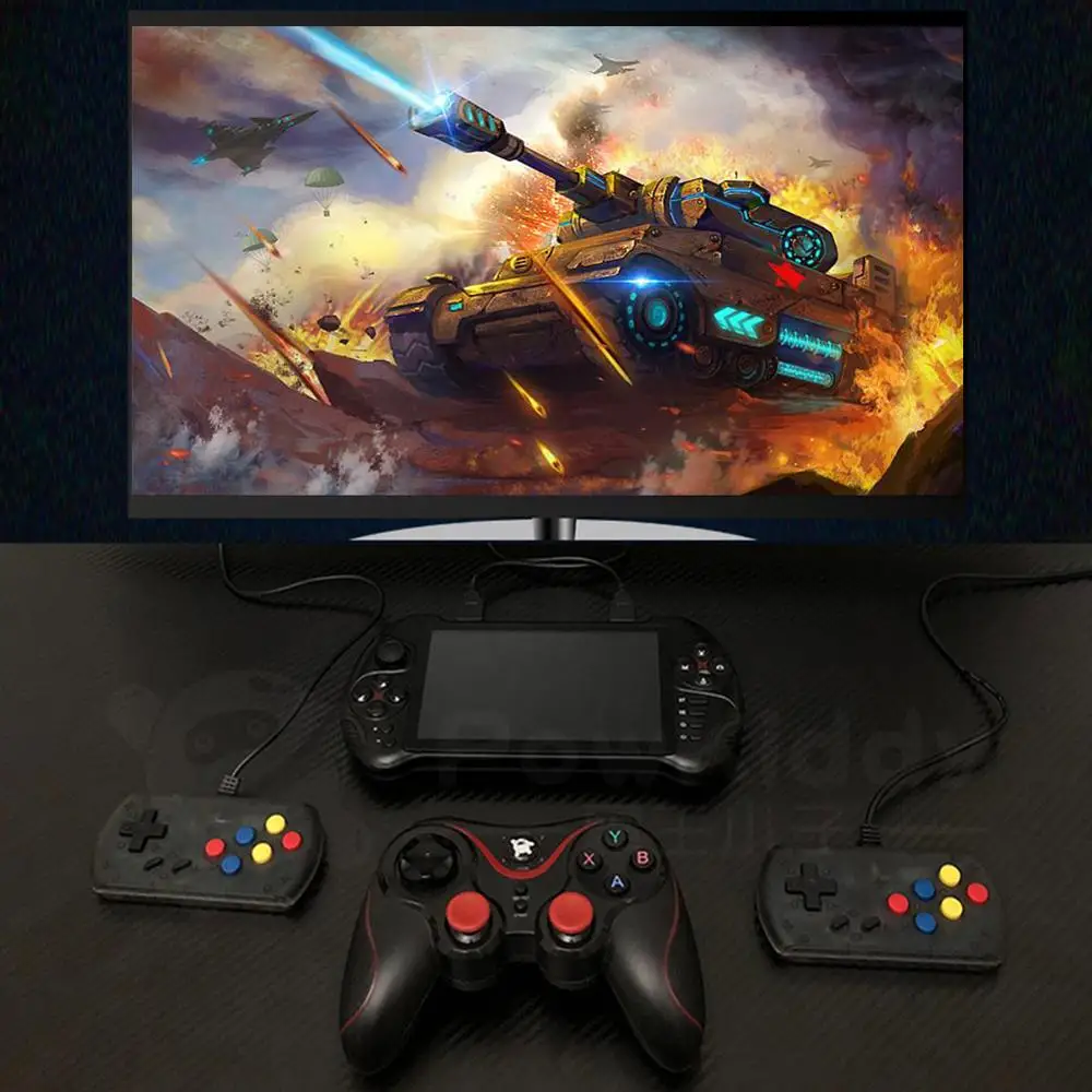 Powkiddy X15 Andriod портативная игровая консоль 5 дюймов 1280*720 экран MTK8163 четырехъядерный