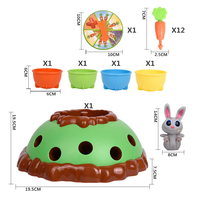 

Funny Jumping Rabbit Game Toy Rabbit Electric Puzzle Board Game Parent-Child Interactive Game Toy Gift Toys For Children Indoor
