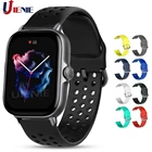 Ремешок силиконовый для Huami Amazfit gts 3 2 Mini 2e Bip Lite Bip U Pro, сменный спортивный браслет для наручных часов, 20 мм