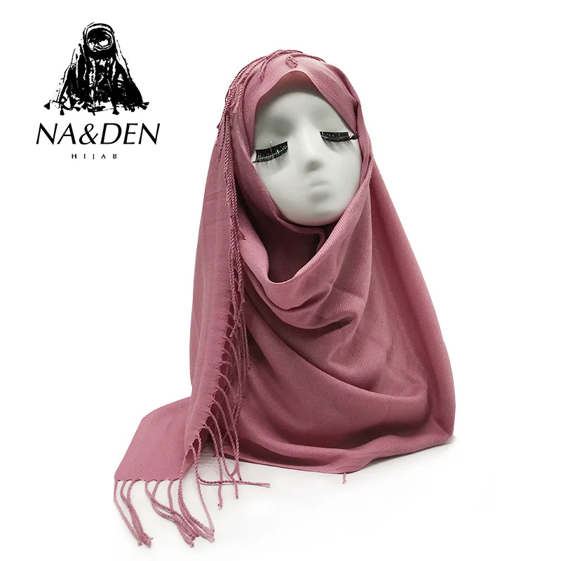 

1PC women scarf fashion summer thin solid shawls and wraps lady winter pashmina bandana female hijab long foulard head scarves