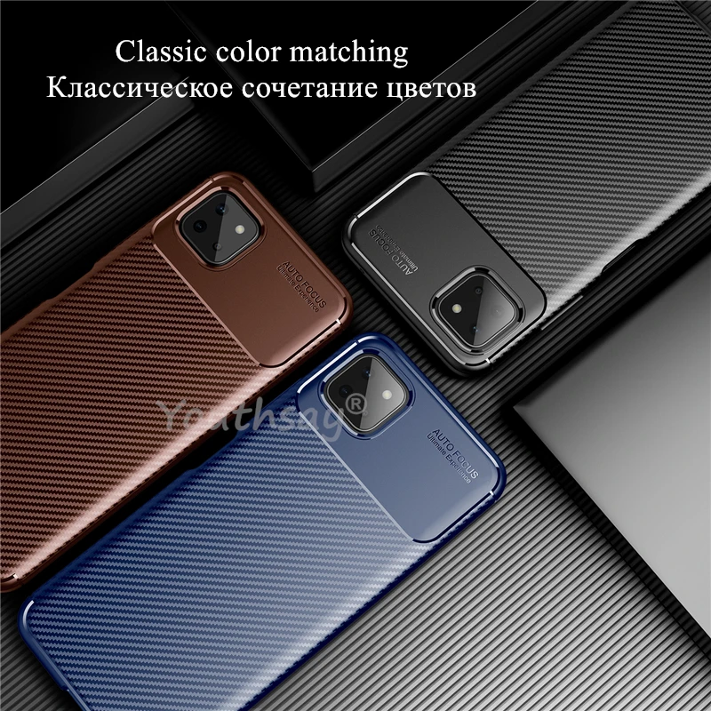 for samsung galaxy a22 case for samsung a22 cover rubber carbon silicone fundas protective soft case for samsung galaxy a22 5g free global shipping