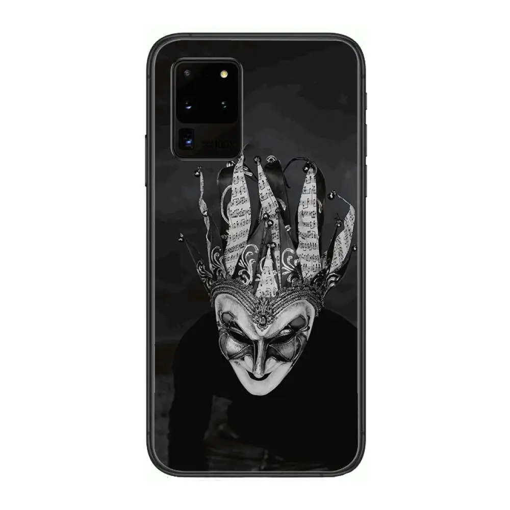 

Case Boris Brejcha style Phone cover hull For SamSung Galaxy S 6 7 8 9 10 20 21 Plus Edge E note 5G Lite Ultra black soft bump