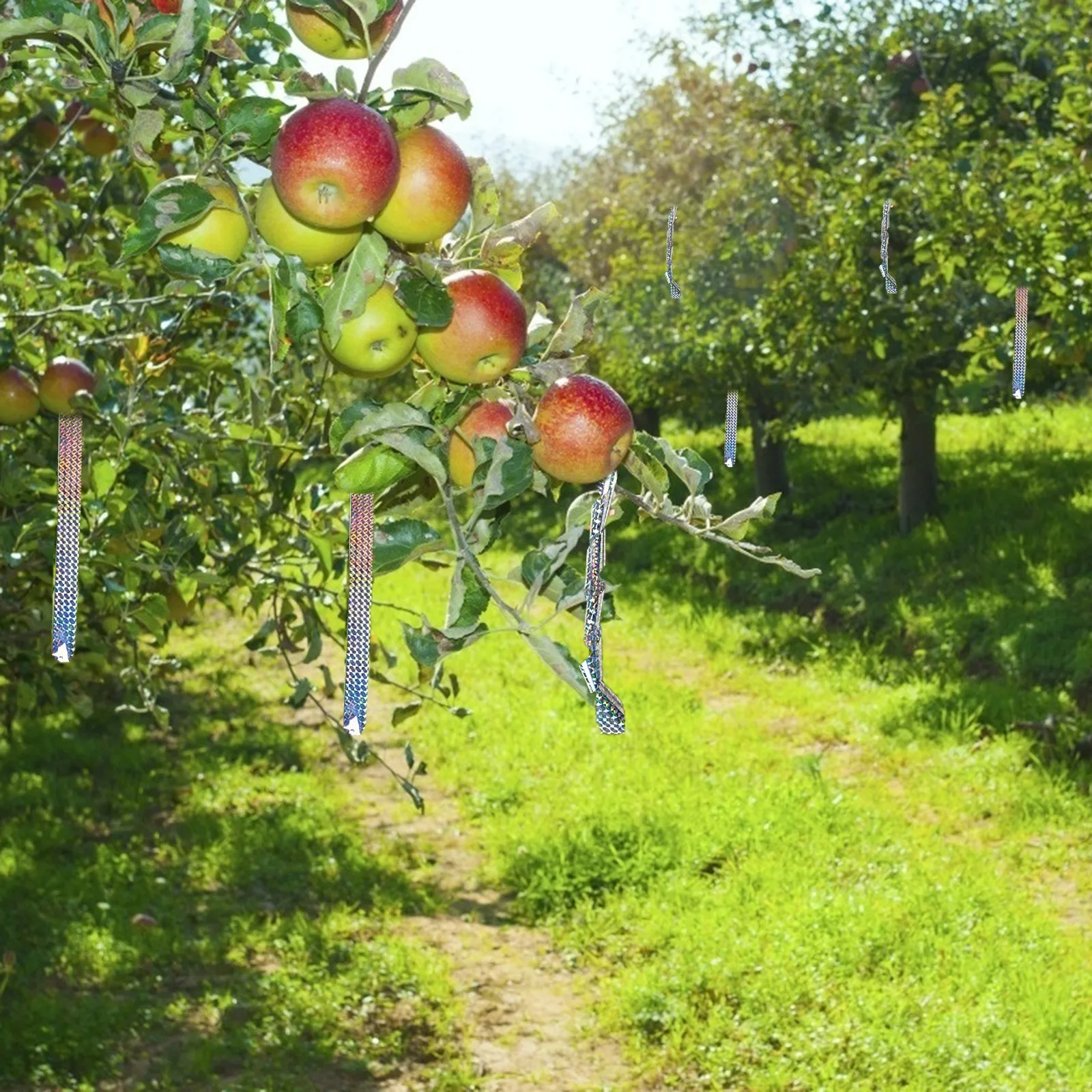 Лента для отпугивания птиц двусторонняя Светоотражающая сдерживающая лента