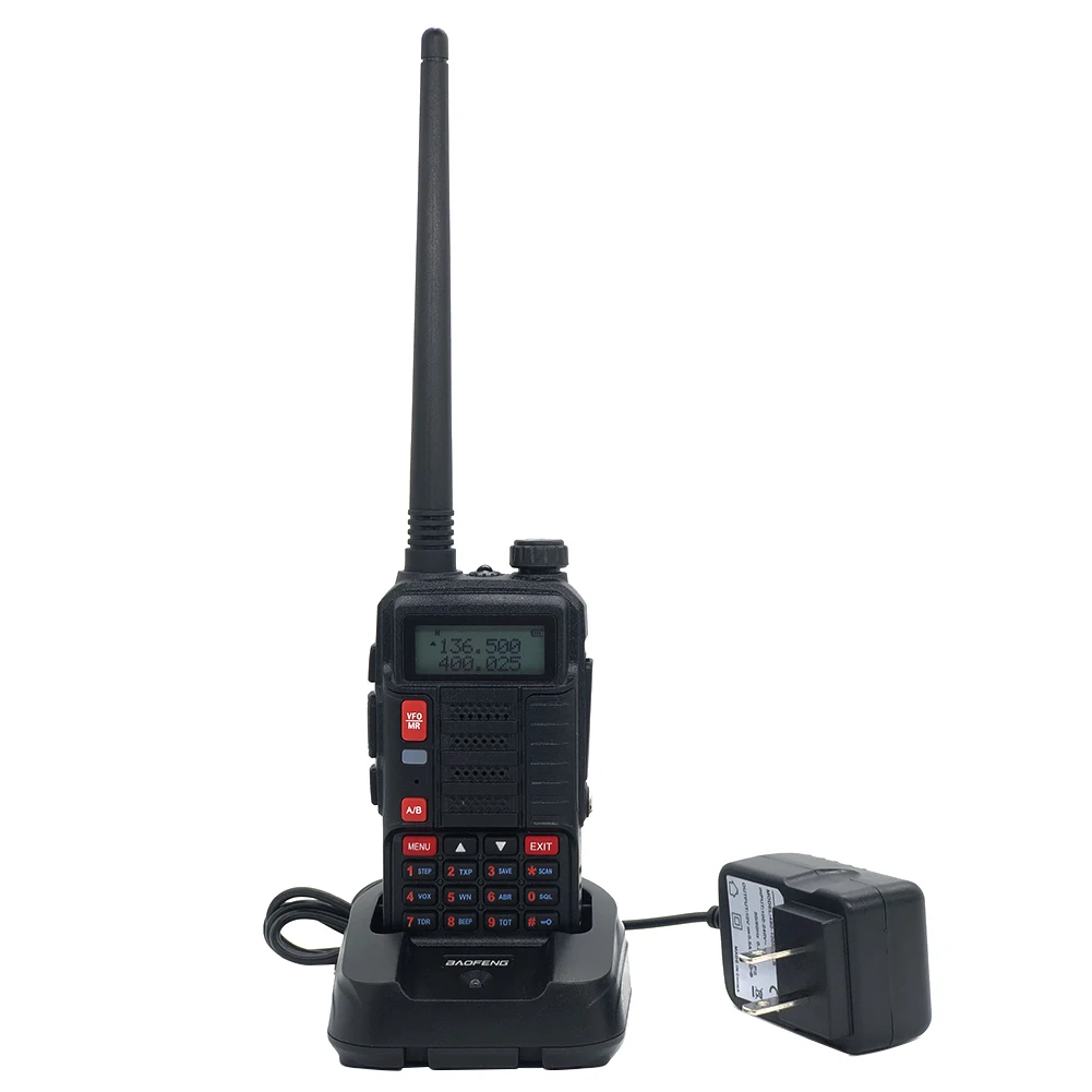 Рация Baofeng 1 шт. Портативная радиостанция УВЧ VHF Любительский полицейский сканер