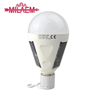 1 piece portable lighting led bulb solar energy outdoor emergency lamp waterproof hanging hook flashlight camping light use