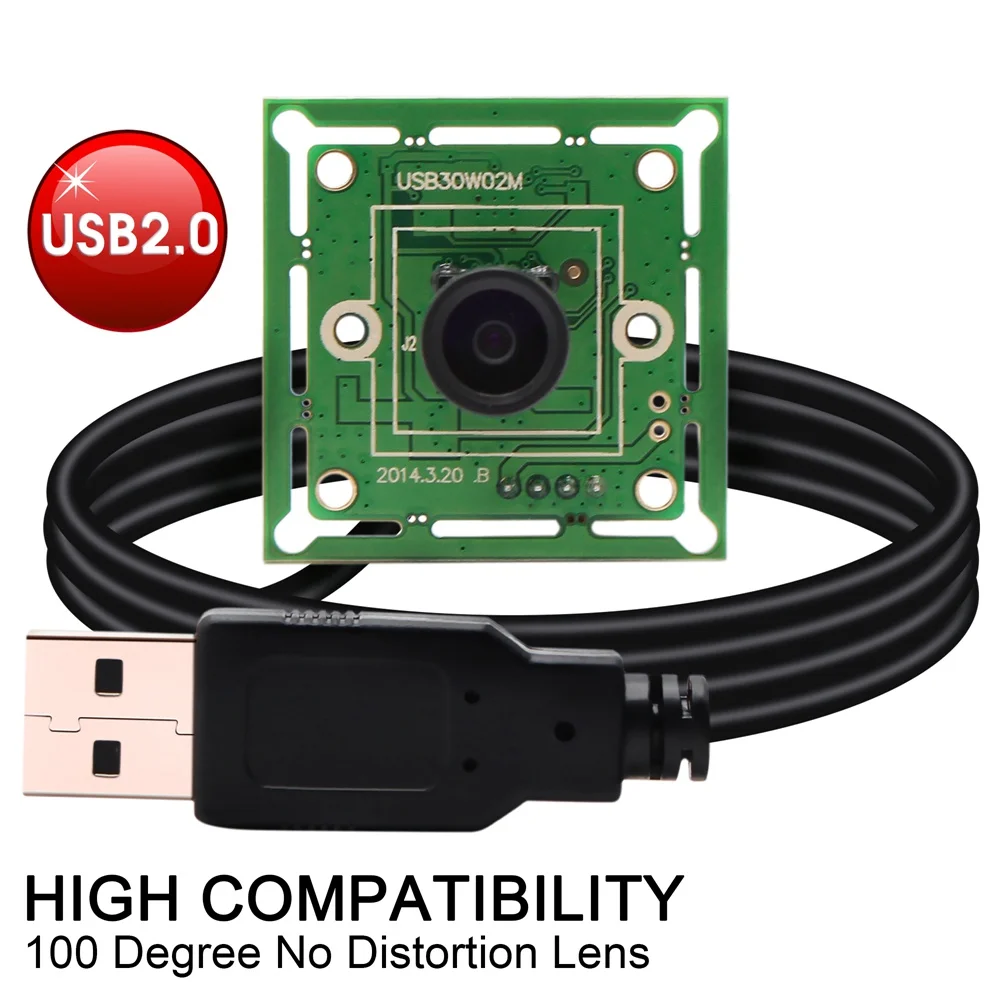 ELP Бесплатный драйвер 640*480 VGA 100 градусов веб камера USB2.0 OV7725 цветной CMOS сенсор мини