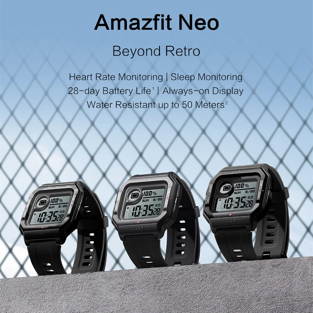 Новый Neo Смарт часы Bluetooth Smartwatch 5ATM отслеживание сердечного ритма 28 дней Срок