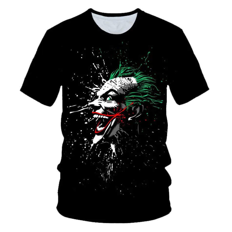 Детская футболка с 3D-принтом Джокер лето 2020 | Мать и ребенок