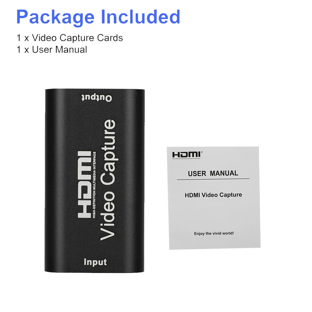 HDMI устройство видеозахвата HD 1080p 30 кадров в секунду видео запись диск рекордер