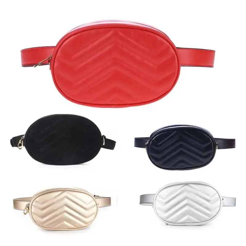 

New Women Pack Waist Bag Round Belt Bag Luxury Brand Leather Chest Handbag ON SELL