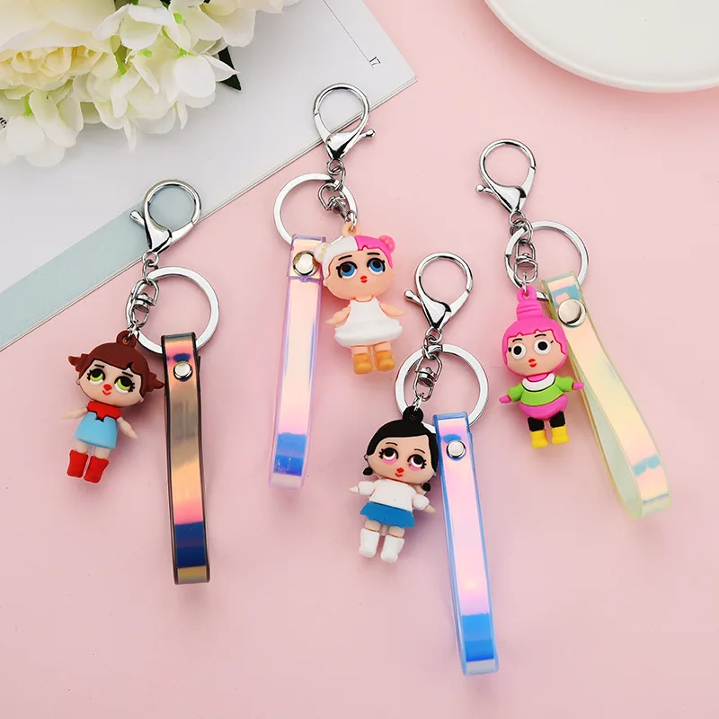 Мягкий пластиковый творческий брелок для девушек стильная футболка с