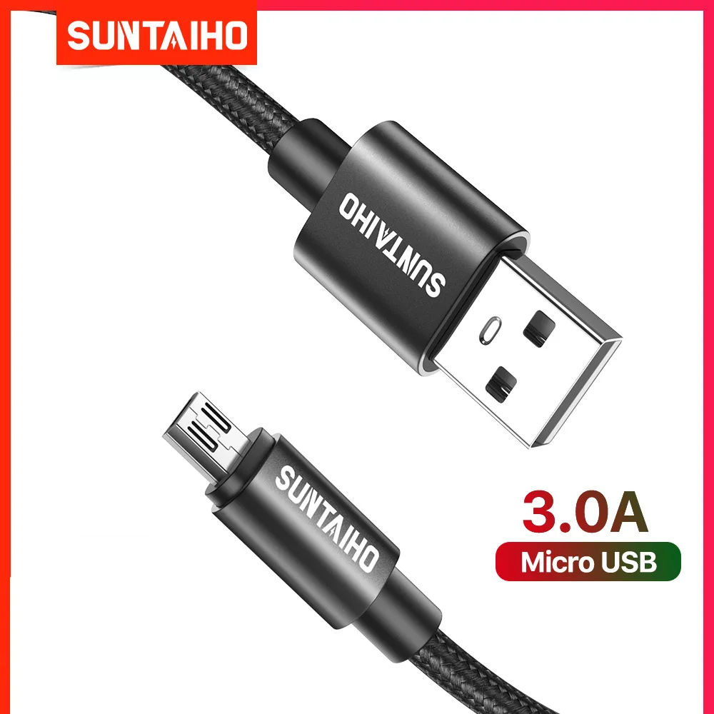 Кабель Micro USB для Android 1 м 2 3 кабель быстрой зарядки и передачи данных Xiaomi Redmi 4X Samsung S7