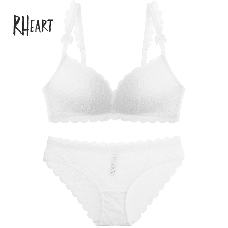 Roseheart женские модные кружевные бюстгальтеры Bralette хлопковые трусики комплекты