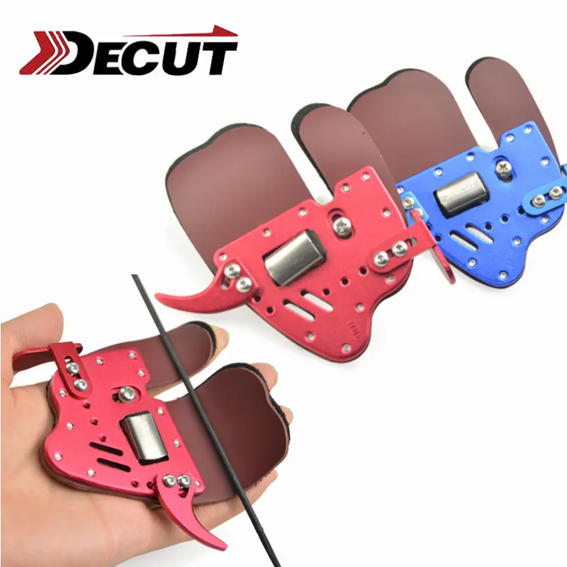 Защитная перчатка для пальцев стрельбы из лука кожаная левой и правой руки