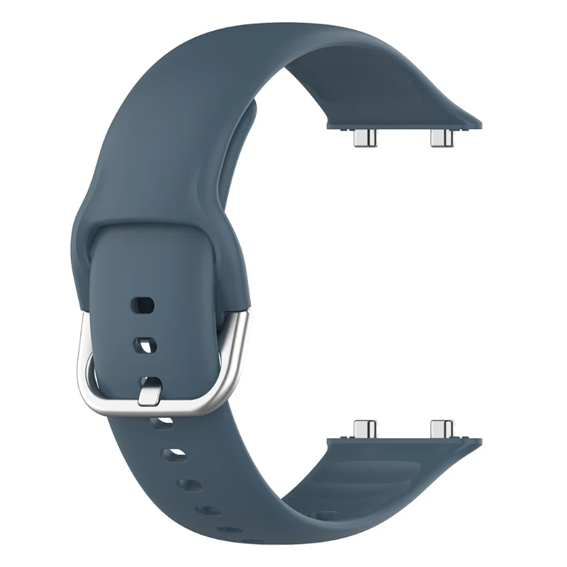 

KX4A Silicone Sports Band Compatible with Oppo Watch2 42/46mm Smart Watch Wrist Strap Loop Link Bracelet Replace Waterproof