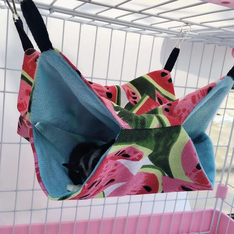 Двухэтажный прочный тканевый гамак клетка спальные мешки зимний теплый домик