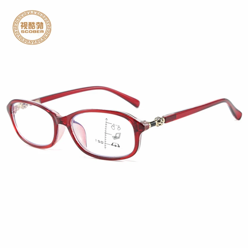 

Новый светильник, PC, анти-синие прогрессивные Мультифокальные очки для чтения, умные очки для чтения с зумом, женские очки для дальнозоркост...