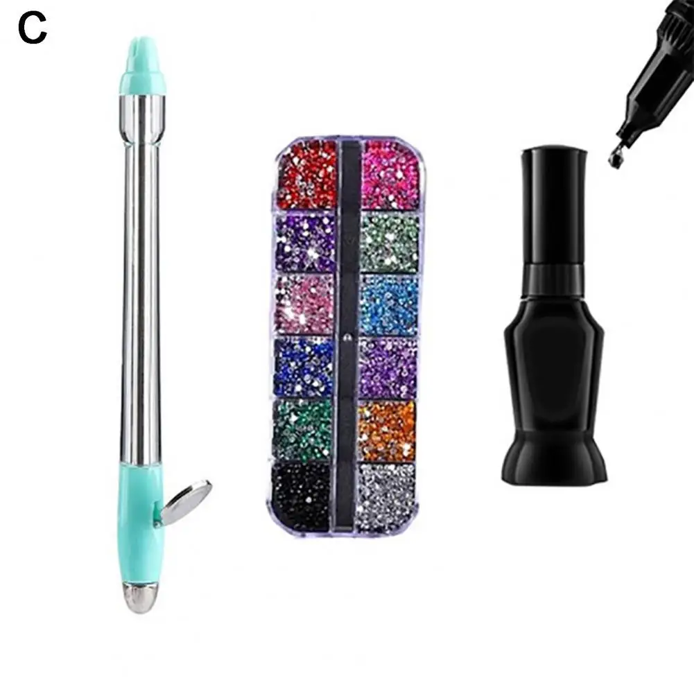 

Nail Doting Pen Multifunctional DIY PC Manicure Rhinestone Painting Tools for Beauty Durable Portable Manicure Doting Pen