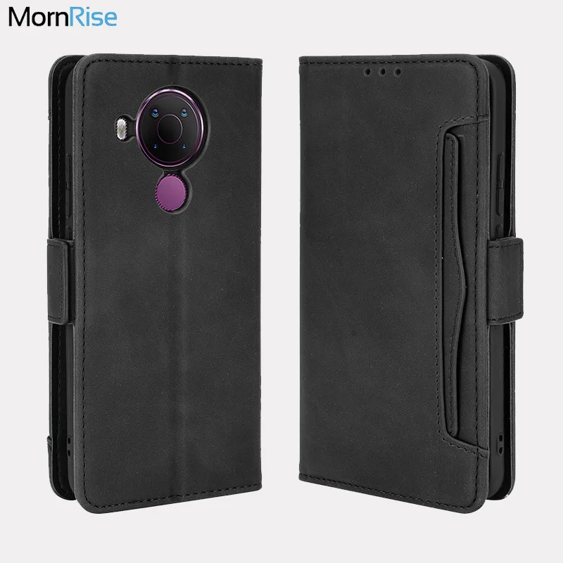 

Чехол-бумажник для Nokia 5,4, кожаный чехол-книжка с магнитной застежкой для Nokia 5,4