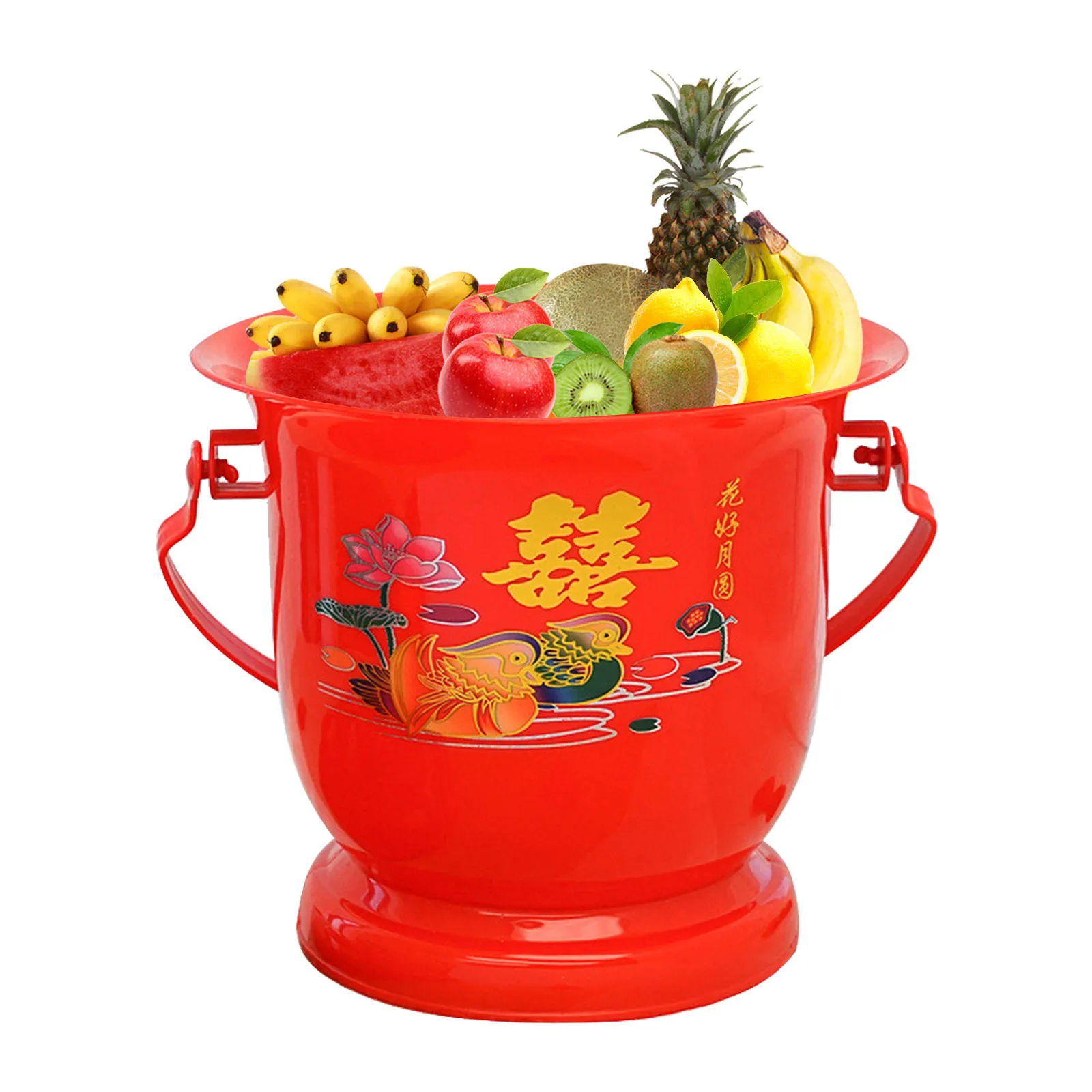 1 шт. в китайском стиле обеденный стол ретро Фруктовая корзина для кухни счетчик