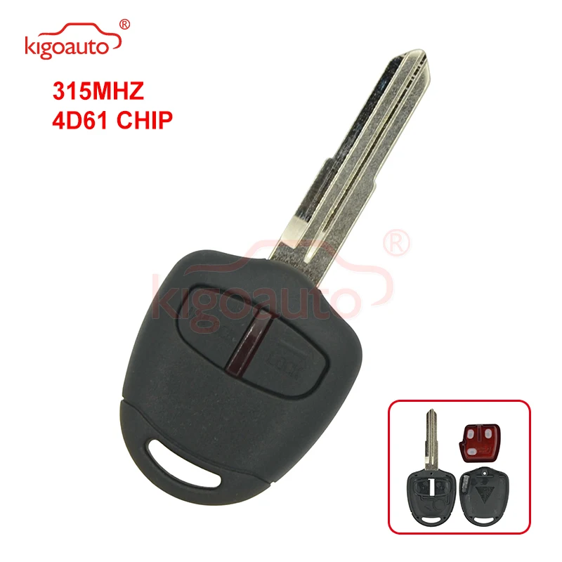 

Пульт дистанционного управления Pajero Triton Lancer MIT8 315 МГц с чипом 4D61 для Mitsubishi 2button kigoauto