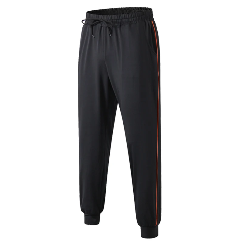 Men's Sweatpants Running Jogging Trousers Loose Type Drawstring Workout Fitness Pants Slim Fit Pencil Strip Line Joggers | Спорт и