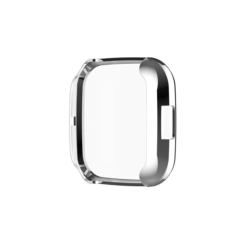 Защитный чехол на весь экран для Fitbit Versa2 Smartwatch с рамкой из мягкого ТПУ защитный
