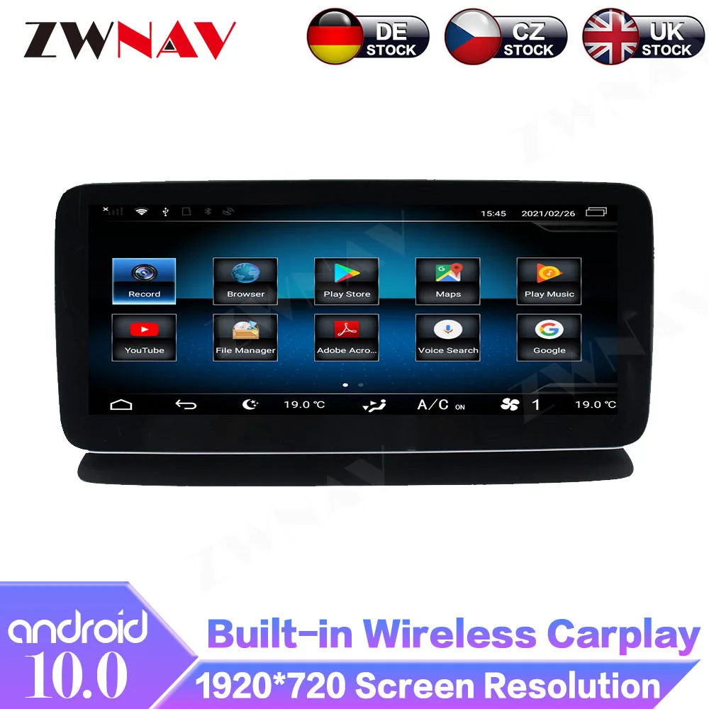 

Android 10.0 8+128GB Car GPS Navigation For Mecerdes Benz CLS 2012 - 2015 Multimedia Player Radio 4G LTE Carplay Auto ISP Screen